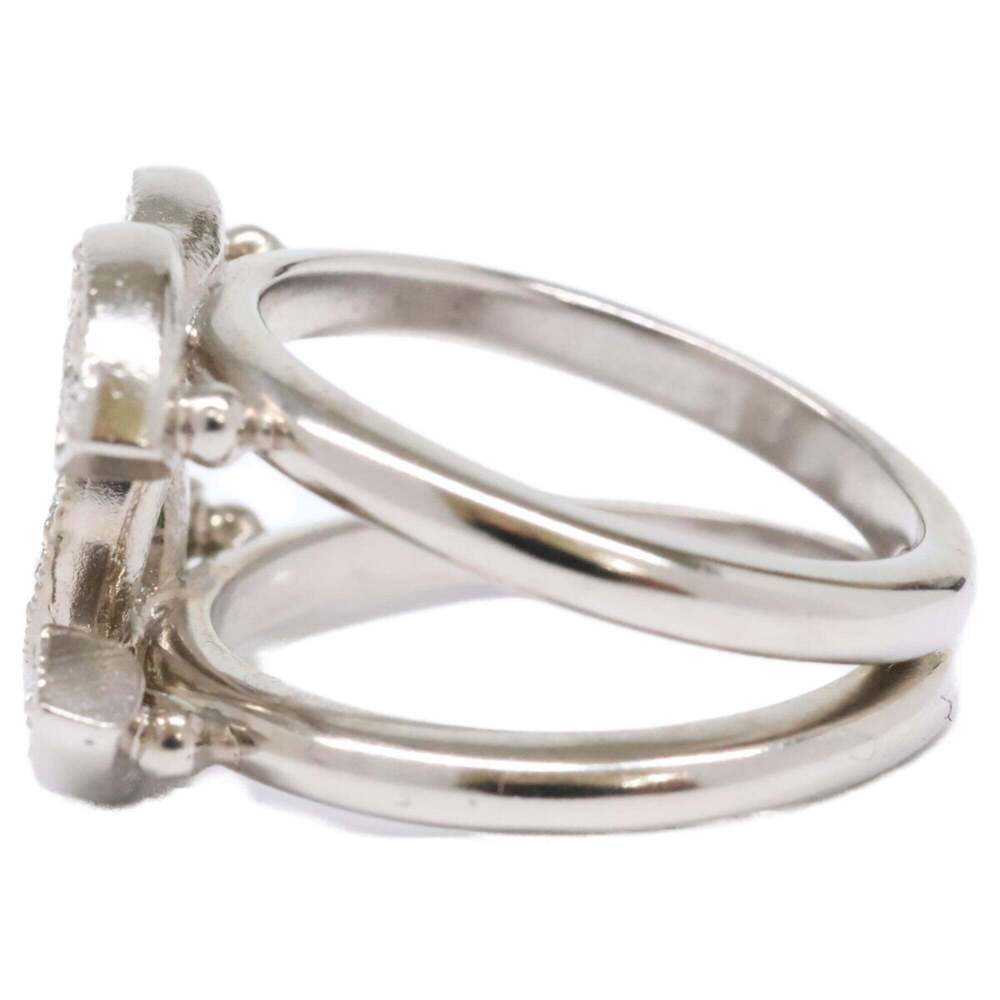 CHANEL Silver Logo Ring - Picture 2 of 7